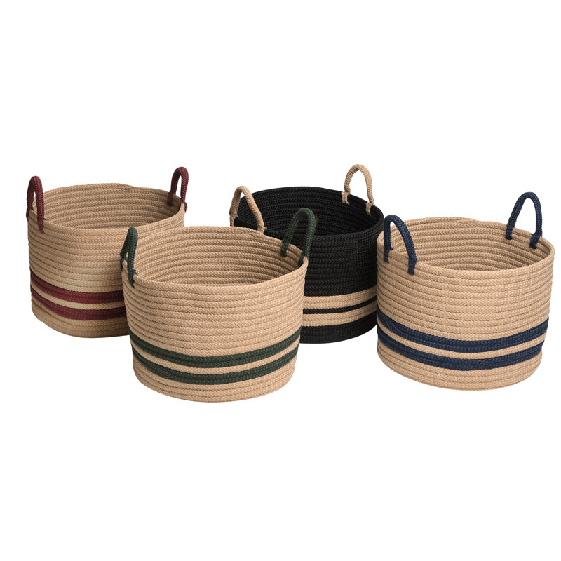 Panier en tissu, Bleu marine