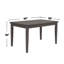 Ensemble de salle à manger en bois 6 pièces Dasher, gris-1864620449-1864620448