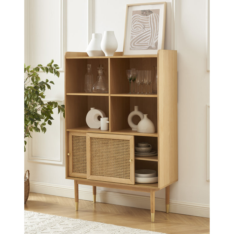 Akiya 152cm H x 100cm W Standard Bookcase