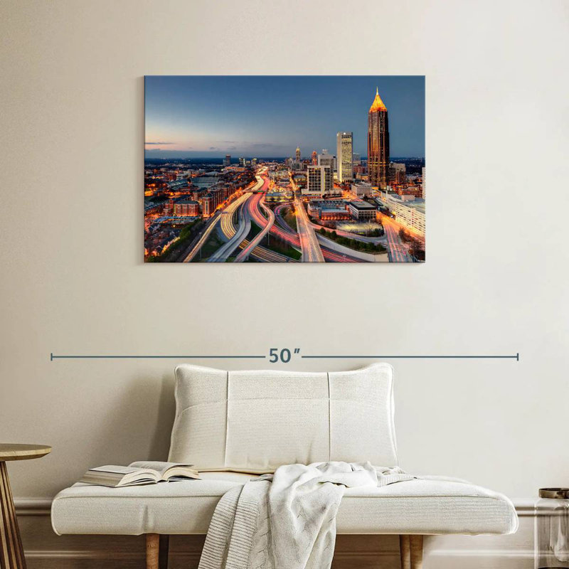 Ravi Atlanta City Nightfall, H 24 po x l 36 po