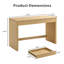 Bureau d'ordinateur et table d'écriture - Bureau de ferme personnel avec tiroir