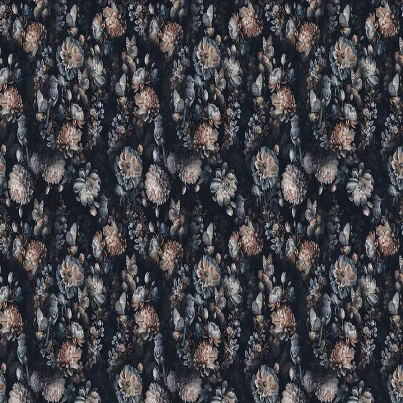 Nocturnal Garden Elegance, L 96 po x l 108 po