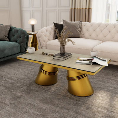 50 Inch Glass Living Room, Gorgeous Rectangle With Stainless Steel Legs