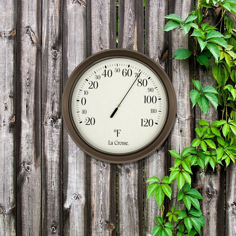 Thermomètre à cadran rond la crosse technology analog