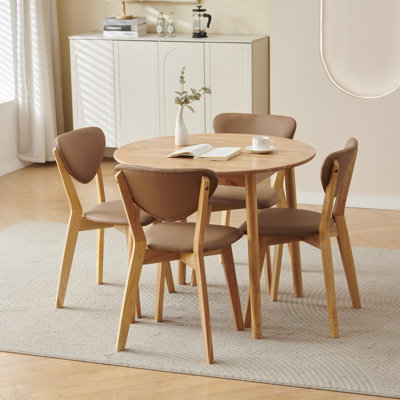 5 -Person Solid Wood Dining Set