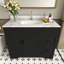 Freestanding Standard Single Vanity Bathroom Vanity With Faux Marble Top