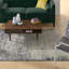 Tapis château / taupe à motif abstrait Ambrosia-16754959