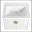 Meuble-lavabo simple 23,80 po avec plateau Sarahy