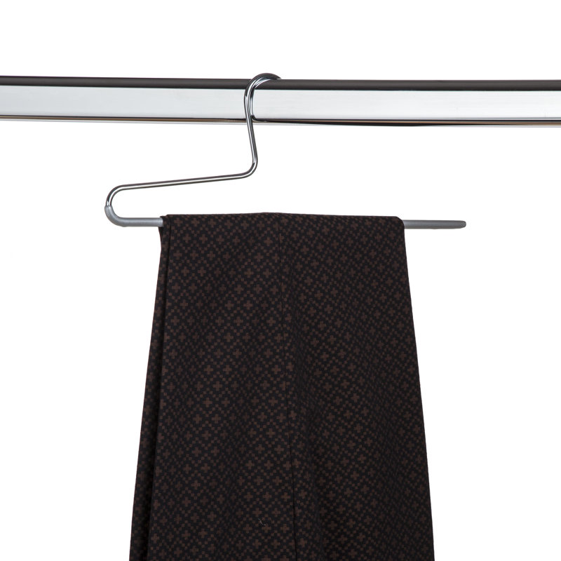Cintre anti-dérapant Truser, Argent