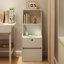 Table de chevet pratique avec installation de chargement et de nuit, style attrayant blanc-132959642