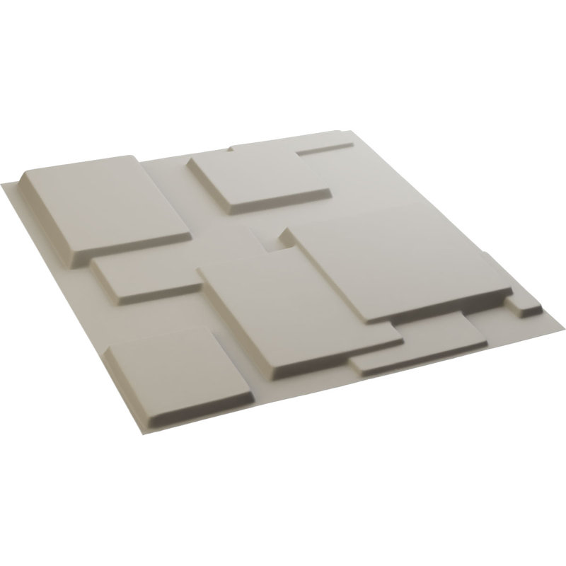Panneau mural 3D décoratif Gomez EnduraWall, Beige