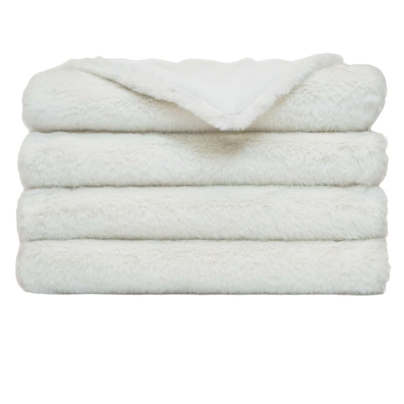 Furocious Throw Blanket, Swan