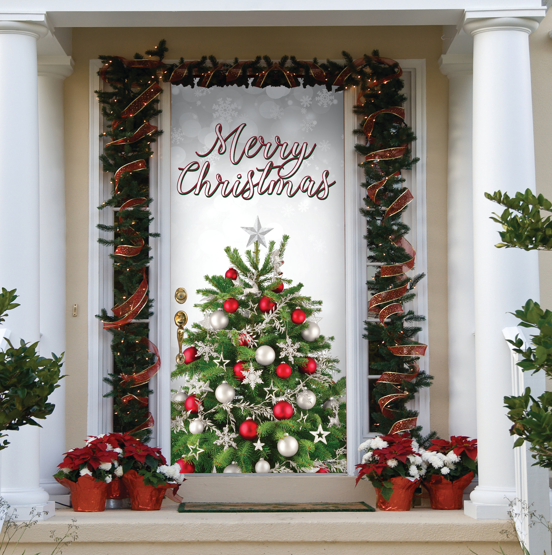 My Door Decor Merry Christmas Tree 36\, image size:2280x2289