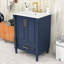 Meuble-lavabo avec pieds français sculptés, lavabo en céramique, tablette réglable et tiroir-1223100675