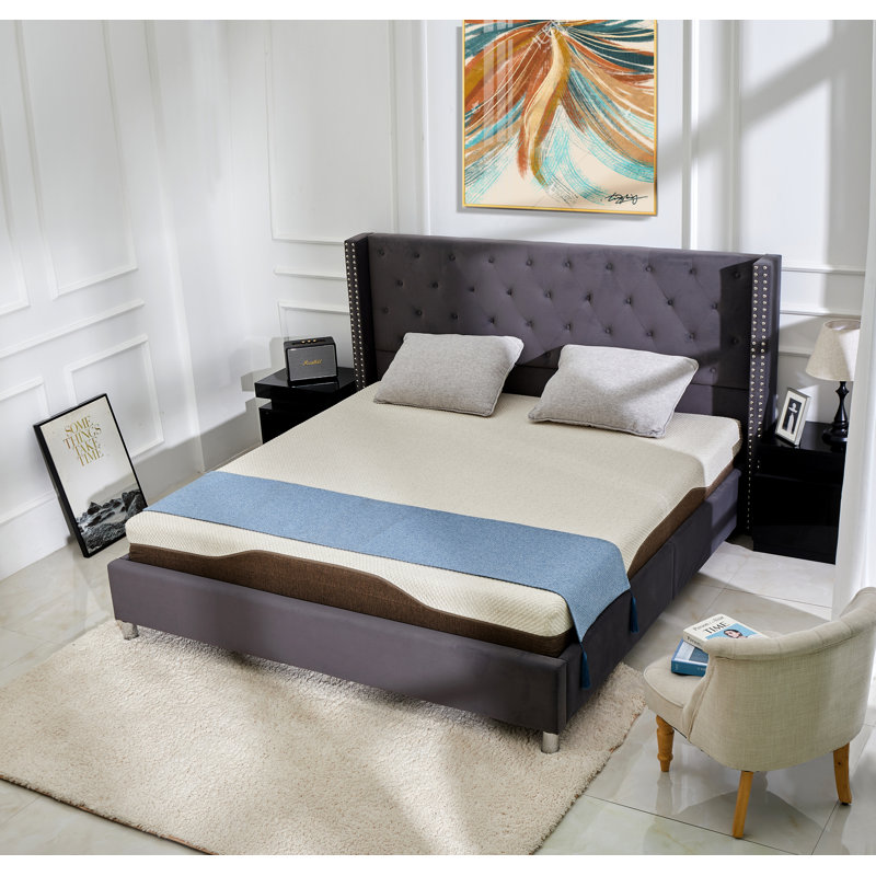 Matelas simple à lit simple Alwyn Home Meme, Simple