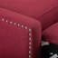 Fauteuil inclinable manuel 27,16 po, fauteuil d'appoint rembourré avec dossier réglable, fauteuil de lecture confortable pour le salon, la chambre à coucher et le bureau personnel