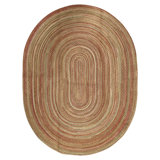 Hand Knotted Wool Area Rug in Wheat