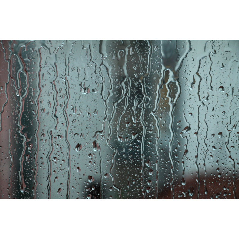 Jour de pluie - Photographie sur toile, H 32 po x l 48 po