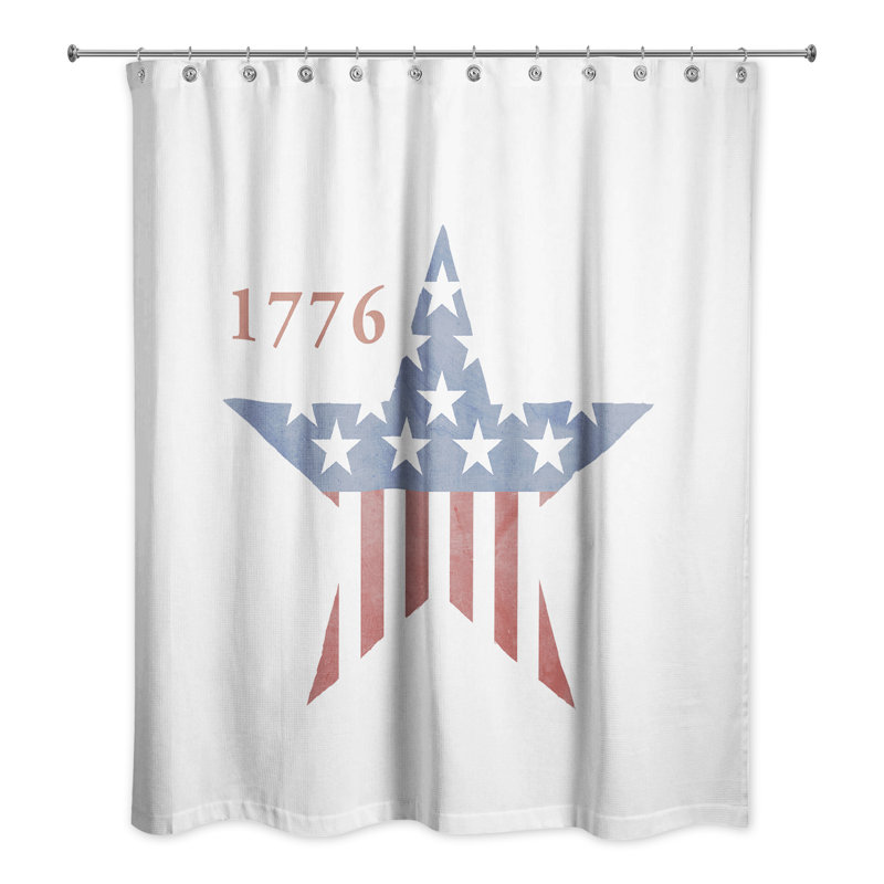 Rideau de douche simple 1776 Star