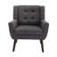 Chaise d'appoint avec pieds noirs pour la maison d'intérieur-3532260