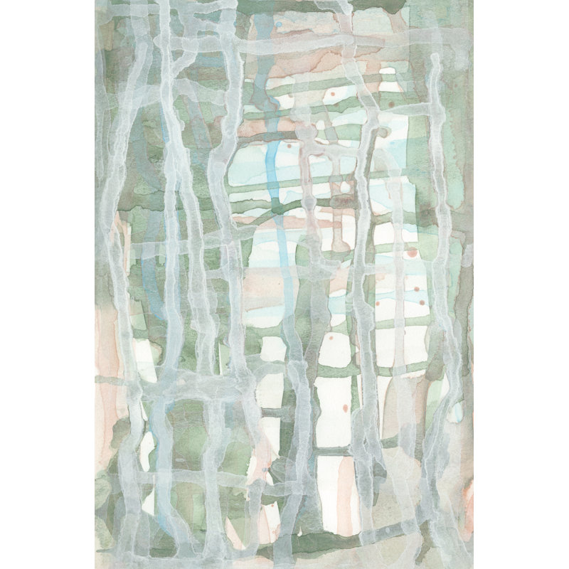 Lattice Memory I - Painting on Canvas, Wrapped Canvas, 76 cm H x 51 cm W