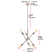 Whelchel Sputnik Modern Linear Chandelier