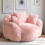 Fauteuil à billes surdimensionné à motif floral avec 3 coussins-994837601