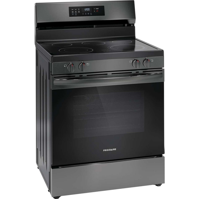 Frigidaire 30" 5.3 cu. ft. Freestanding Electric Range with Air Fry, Gray