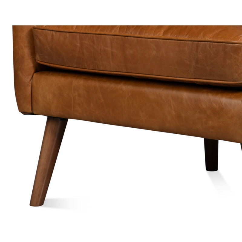 Patron Leather Wingback Chair