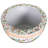 Floral Asian Design Cachepot Planter with Rose Medallion Painting-2035855463