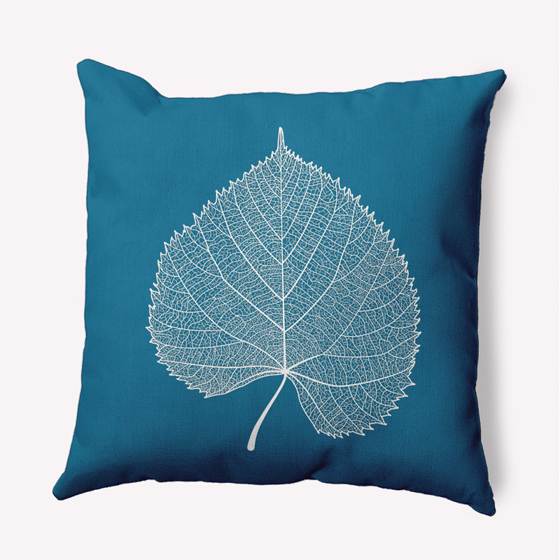  Housse et insert de coussin décoratif en polyester pour intérieur / extérieur E par Design, Bleu sarcelle irréel