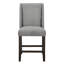 Chaise d'appoint de comptoir rembourrée Antoiniece en gris
