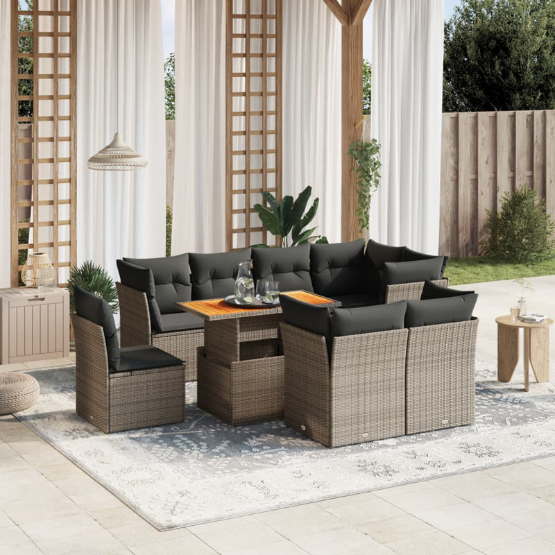 Ensemble de canapé de jardin Vidaxl