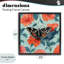 Papillon universitaire sur cadre flottant floral, design par Kate Jarvik Birch-751694555-751694554