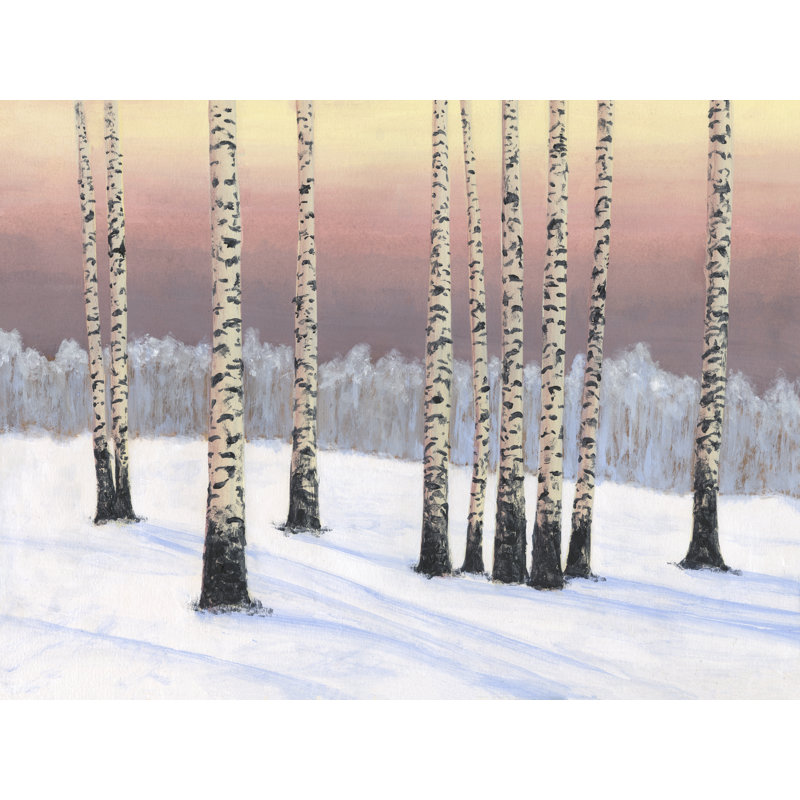 Birch Stand I by Michael Willett - Wrapped Canvas Print, 81 cm H x 122 cm W