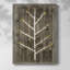 Impression encadrée Wooded White Christmas Collection B - Bois massif-706856277