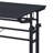 Rolling Writing Desk with Height Adjustable Desktop and Moveable Shelf-42198071