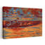 Hydroplaning Single Engine Motor Boat Racing Graphic Posterized Classic Retro Vintage Wall Art-1879110079