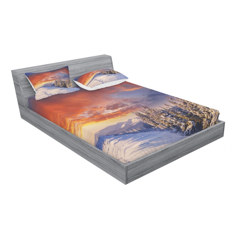 Microfiber Sheet Set, Full Sheet Set with Fitted Sheet