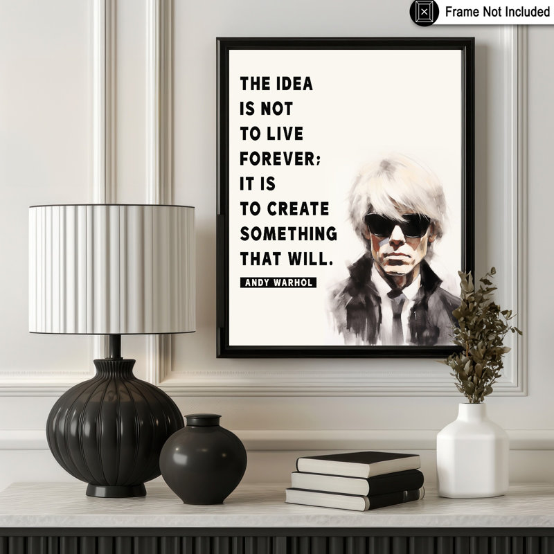 Not To Live Forever, Unframed, Poster, 24"H x 32"W
