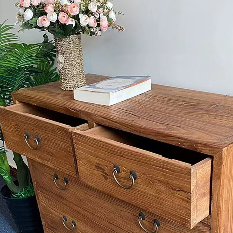 Console en bois d'orme massif