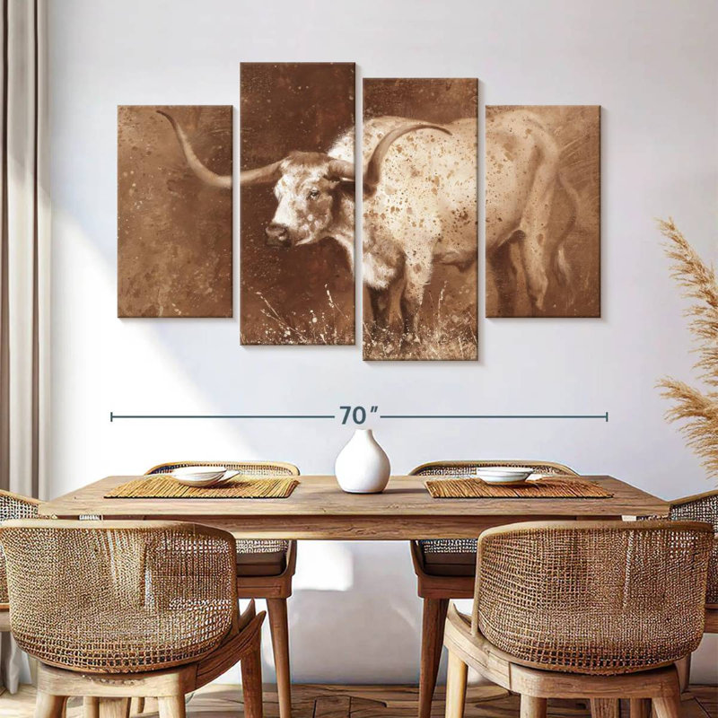 Brampt Sienna Speculation, 42" H x 68" W