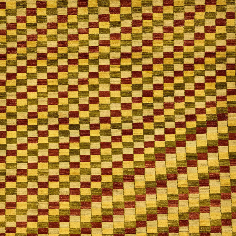 Tapis abstrait moderne 67, Carré 3 pi