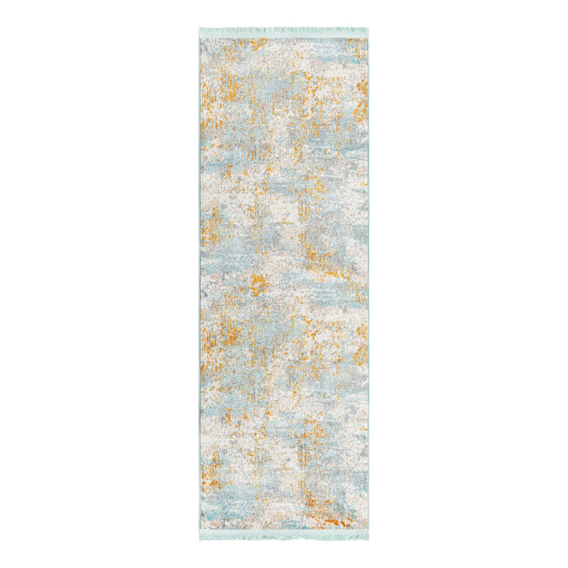 Haefner Abstract Indoor Rug, Runner 2'2" x 6'