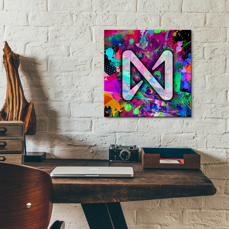 "NEAR Crypto" par Valentyn Artemenko, H 12 po x l 12 po x P 0,13 po