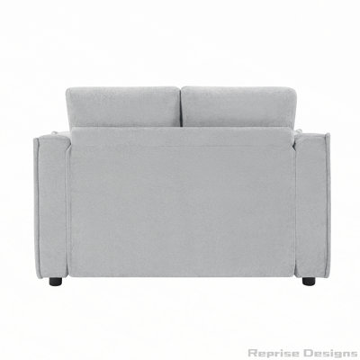 Modern Chaise Sofa with Hidden Storage and Deep Seating