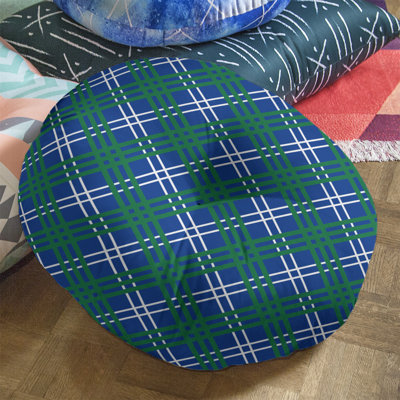 Plaid Reversible Throw Pillow