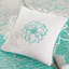 Courtepointe 6 pièces, double / grand, imprimé en coton, floral pour une ambiance de chambre à coucher réversible, literie imprimée avec coussins décoratifs, douce et respirante-129988457-129988453