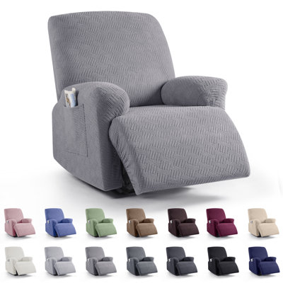 Wald Stretch Recliner Sofa Slipcovers Recliner Chair Covers With Pockets