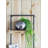 Iron And Wood Wall Shelf With Two Shelves